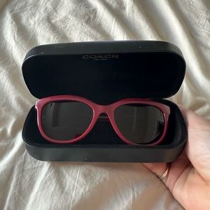 Coach Burgundy Sunglasses